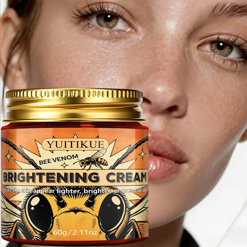 YUITIKUE Bee Venom Brightening Cream – Hydrate & Firm Skin Brightening Face Cream Zpaxo