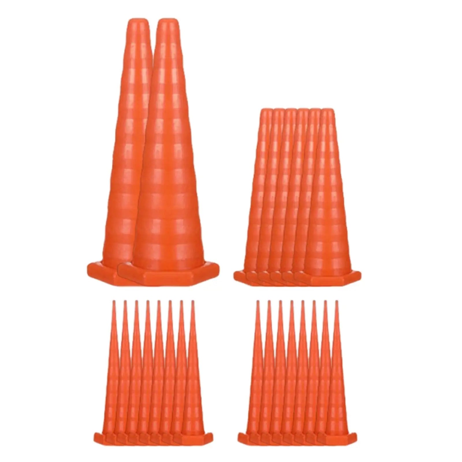 22 Pieces Hydraulic Oil Service Plugs Practical Drip Resist Orange for Lines Kitchen Drain Source Plugging Mechanical Irrigation Zpaxo