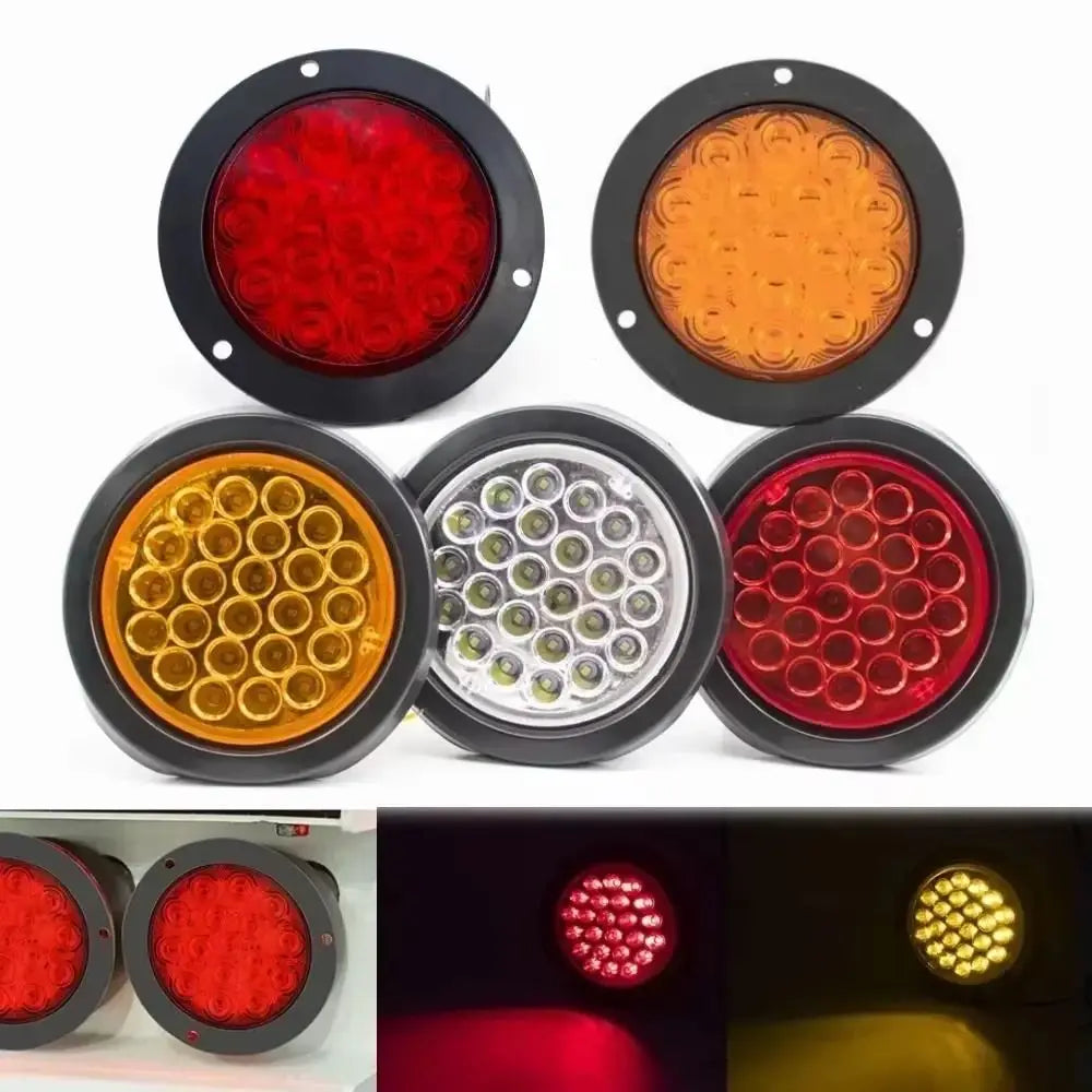 DC 12-24V LED Flashing Chassis Tail Light High-Power Multi-Color Truck Laser Spotlight Enhance Visibility Anti Fog Zpaxo