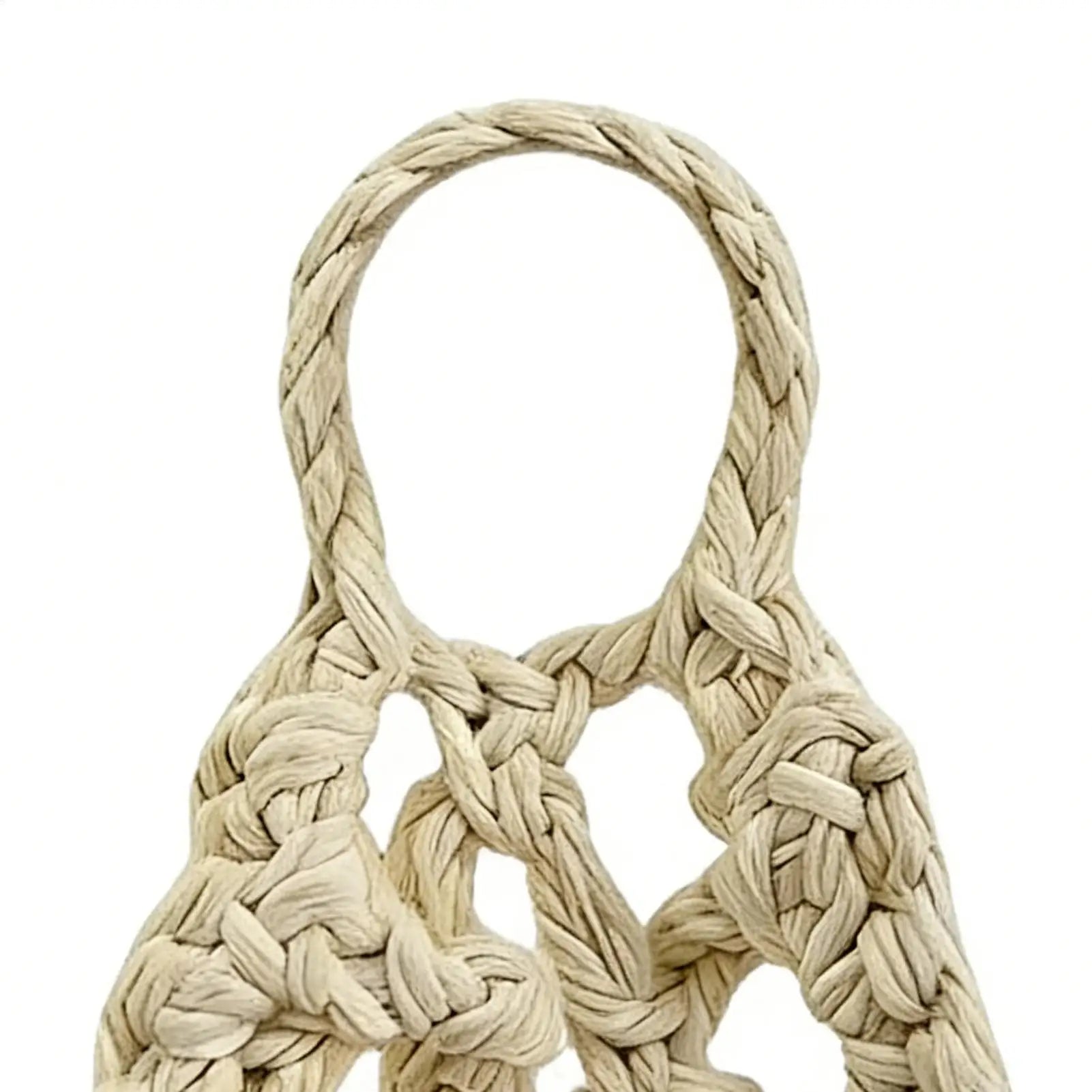Boho Macrame Plant HangerBasket for Succulents Cotton Rope Woven Hanging Basket with Net Pouch Home Decoration Organizer Zpaxo