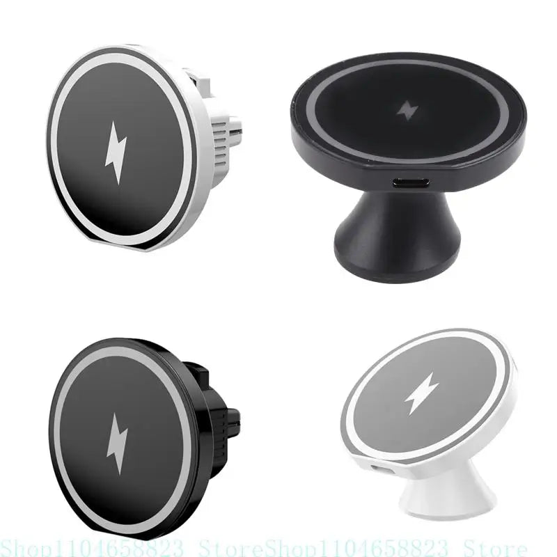 Wireless Charging Car Holder 15W Fast Charging for phone 12mini 12 Macsafe Smartphone Prop Zpaxo