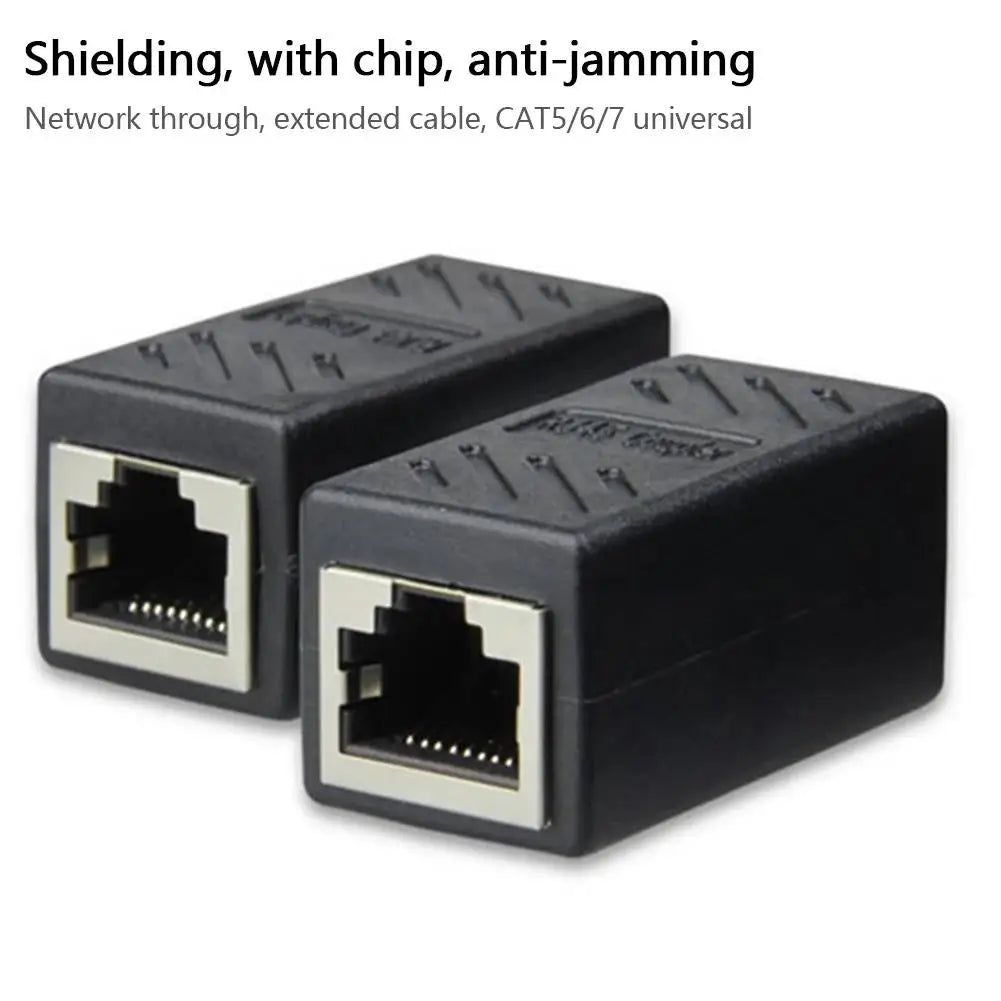1 5 10 RJ45 Coupler Ethernet Extender 1000Mbps LAN Connector Cat6