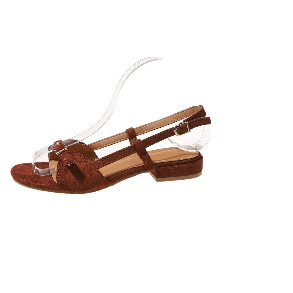 2025 Bohemian Summer Shoes Women Sandals Fashion Open Toe Flats