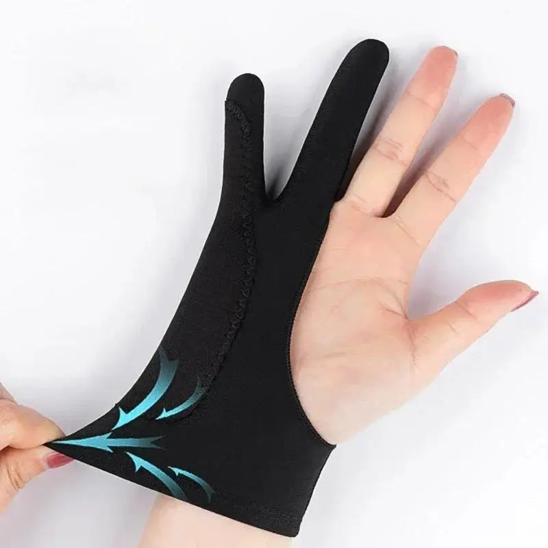Drawing Glove Anti-touch Two-Fingers Painting Gloves for IPad Graphics Drawing Tablet Sketch Artist Smudge Guard Painting Gloves Zpaxo