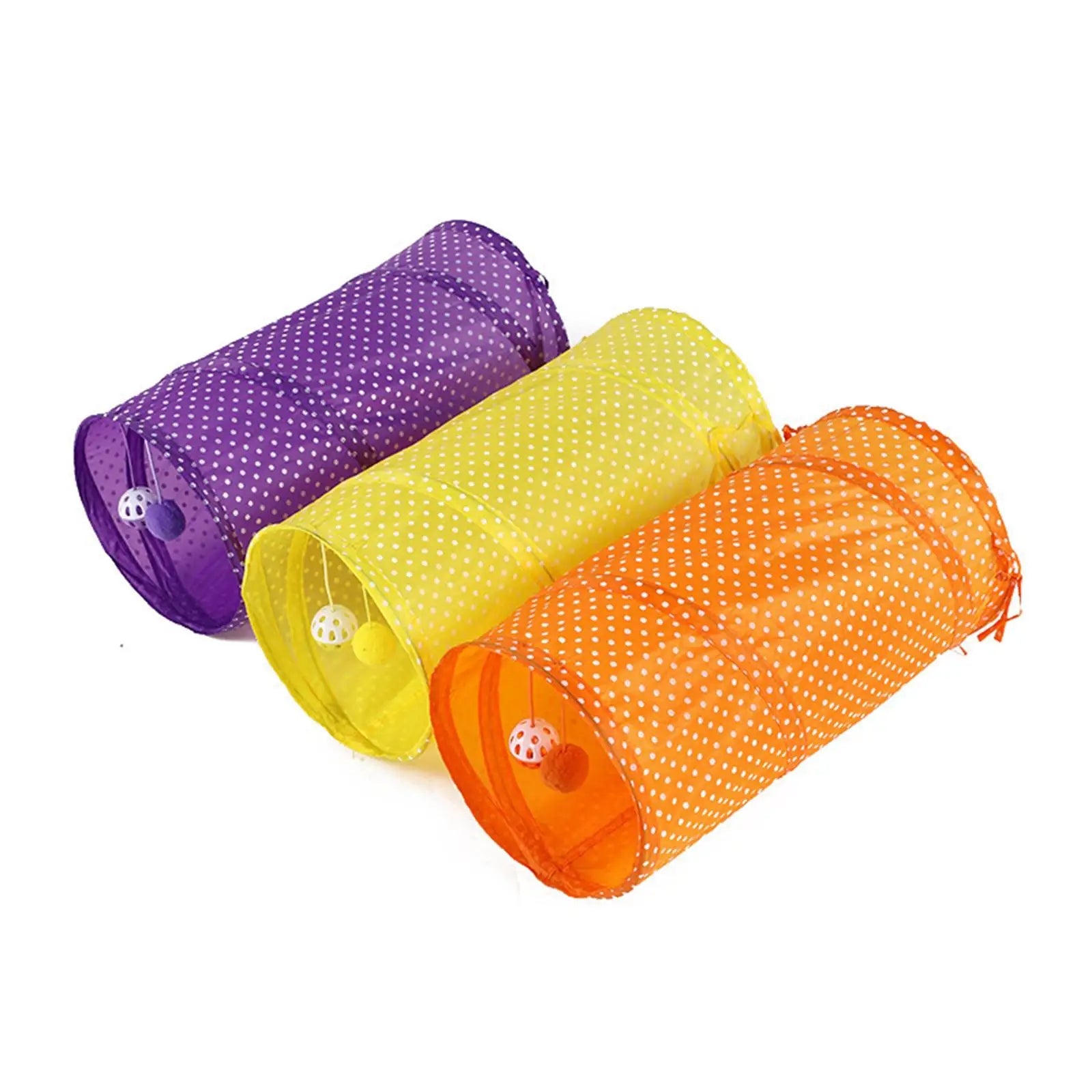 Pet Cat Tunnel Training Interactive Hiding Running Foldable Play Center Cat Toy for Ferrets Bunnies Kitten Rabbits Puppy Zpaxo