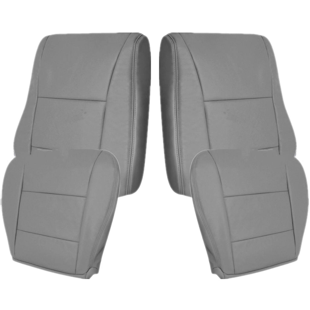 Car Front Driver Passenger Side Leather Seat Cover Replacement Parts