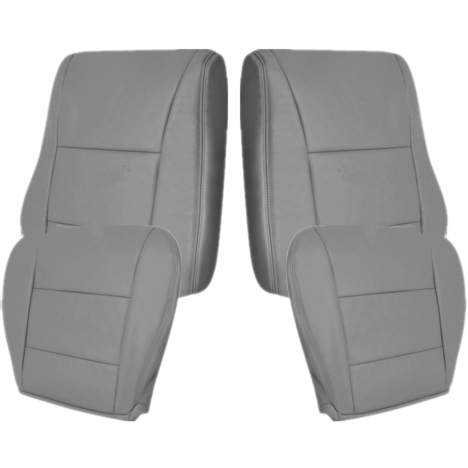 Car Front Driver Passenger Side Leather Seat Cover Replacement Parts