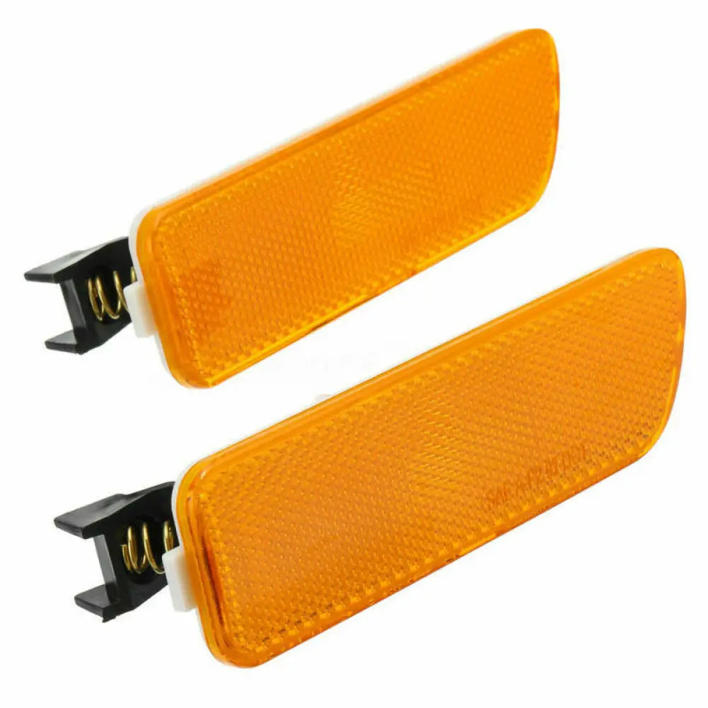 1 Pair Car Front Bumper Side Marker Lights Indicators Left Right Turn