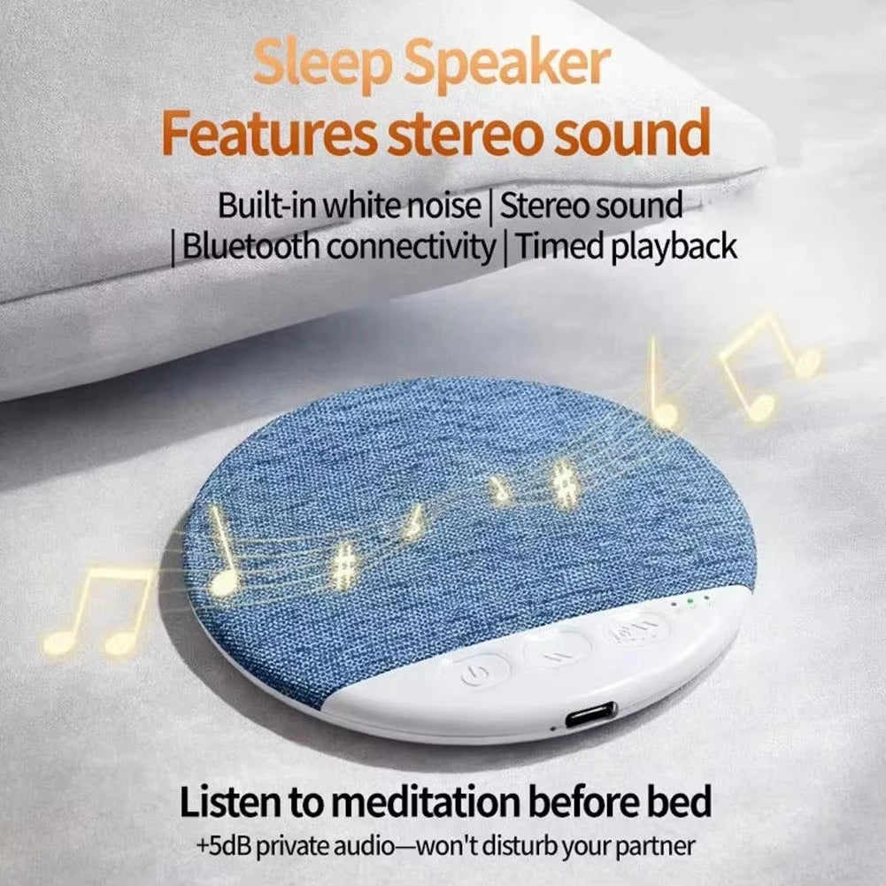 2026 Bedroom Pillow Speaker Sound Bluetooth Under Stereo Bass White Zpaxo