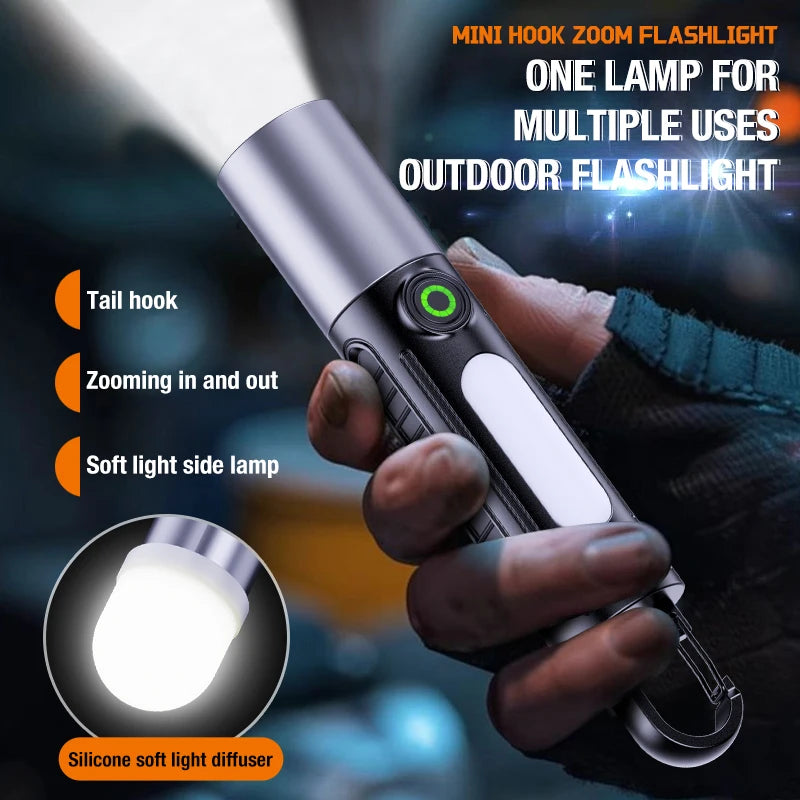 Strong Light Flashlight Charging Long Range Outdoor Portable Camping