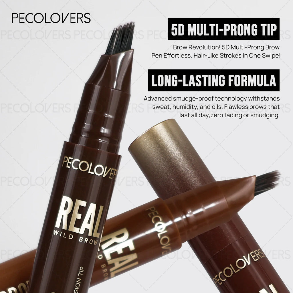 1PC Waterproof, Natural Wild Eyebrows, Hairline Complementary Color, Quick Application, Eyebrow Pencil, Christmas/Halloween Gift Zpaxo
