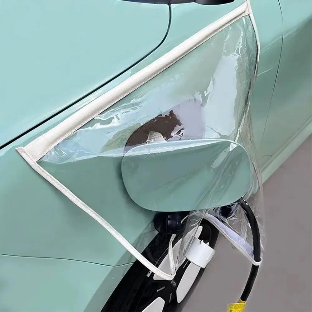 Electric Car Charging Port Rain Cover – Waterproof EV Charger Guard EV Charger Cover Zpaxo B