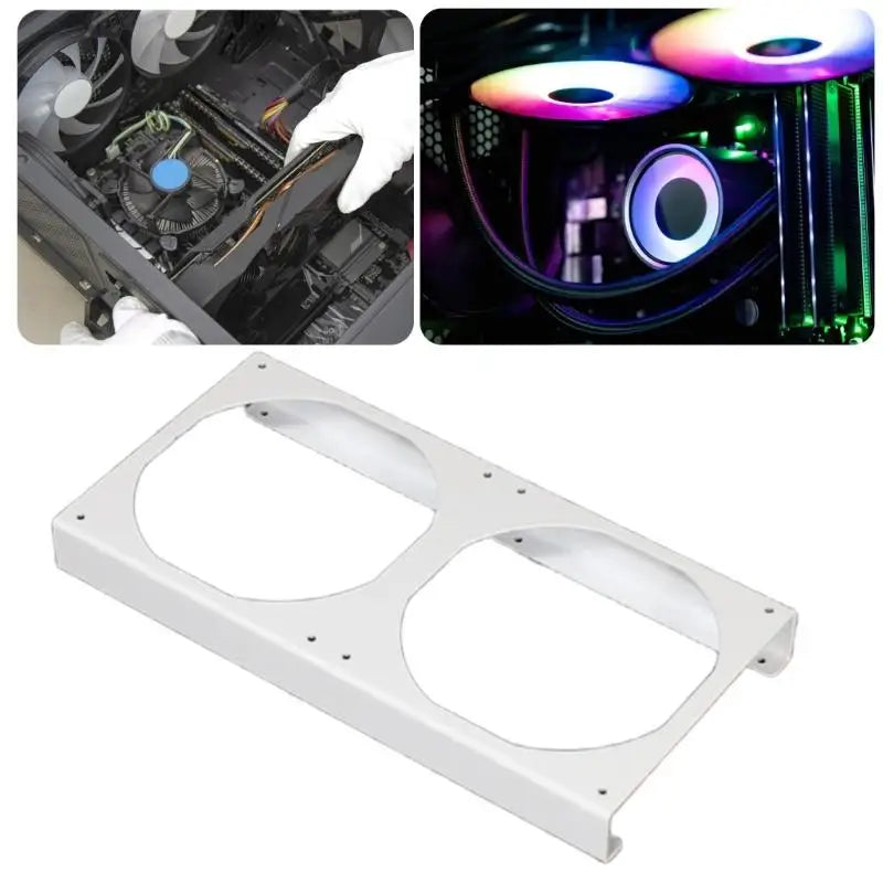Computer Fan Risers Bracket Height Extension Zinc Plateds Steel Zpaxo