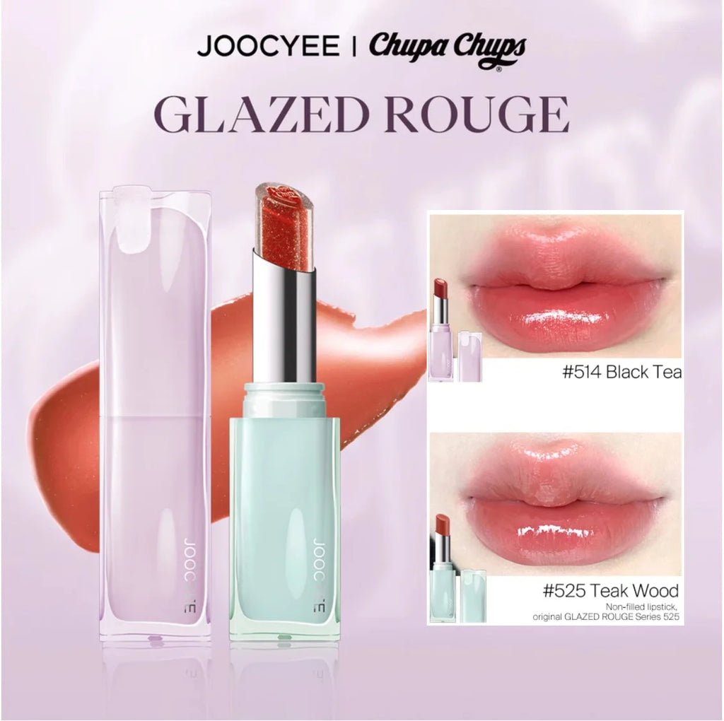 JOOCYEE LIPSTICK X Chupa Chups GLAZED ROUGE Moisturizer Long-lasting Zpaxo