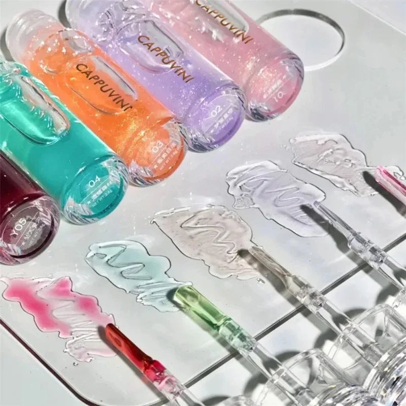 Water Light Lip Gloss Moisturizer Transparent Jelly Mirror Crystal