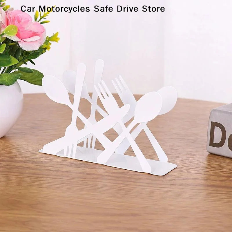 CM1Pc Elegant Iron Art Tissue Box Homestay Napkin Holder Kitchen