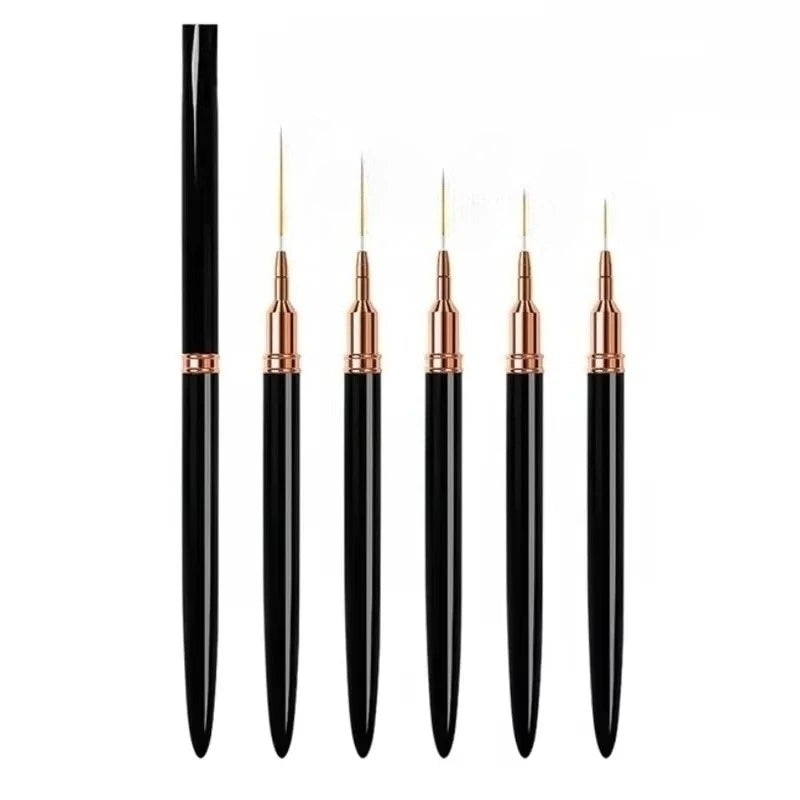 Nail Art Liner Brushes & Dotting Pen Set – UV Gel 5–15 Pcs