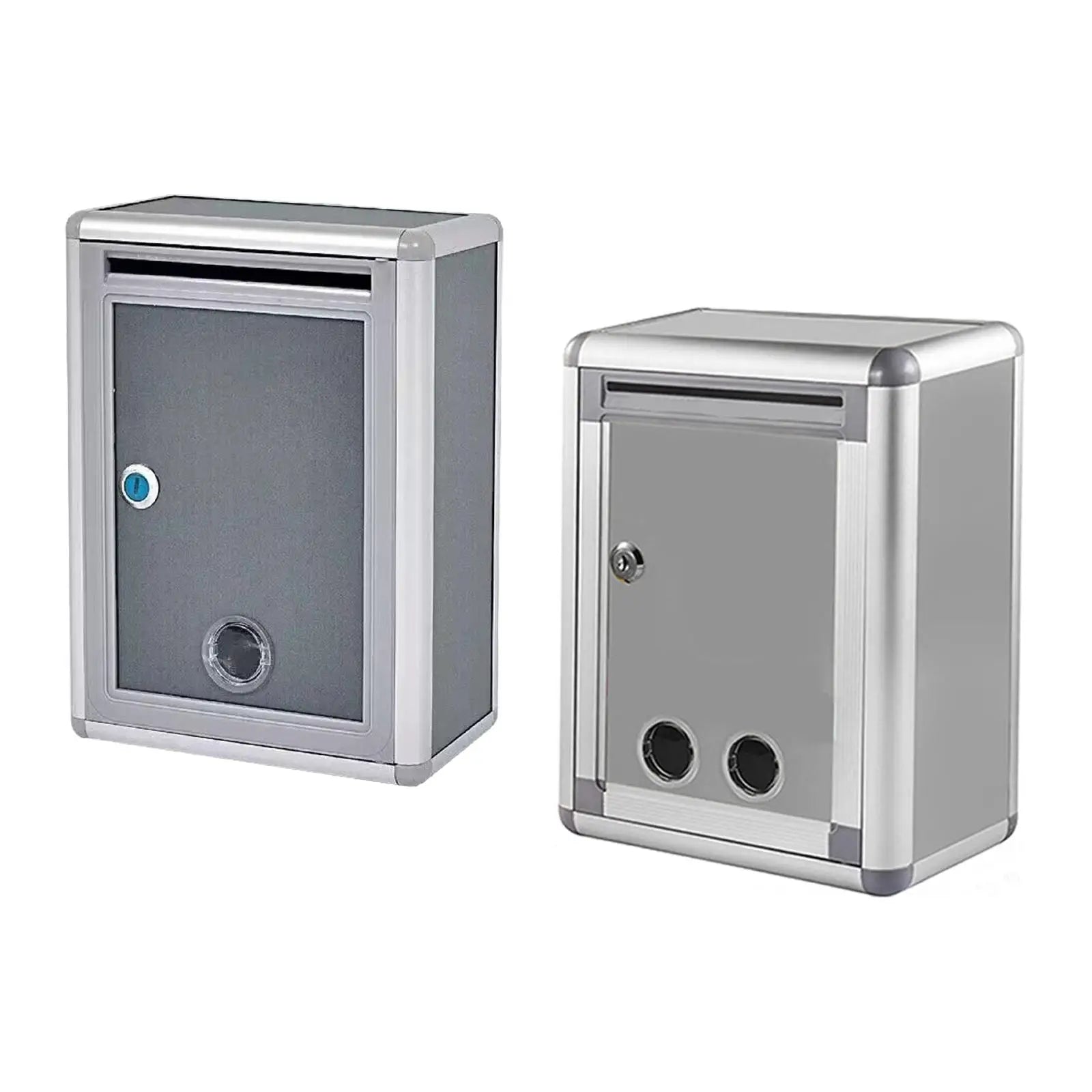 Rustproof Metal Mailbox Key Wall Mounted Drop Box Custom Blank Design Zpaxo