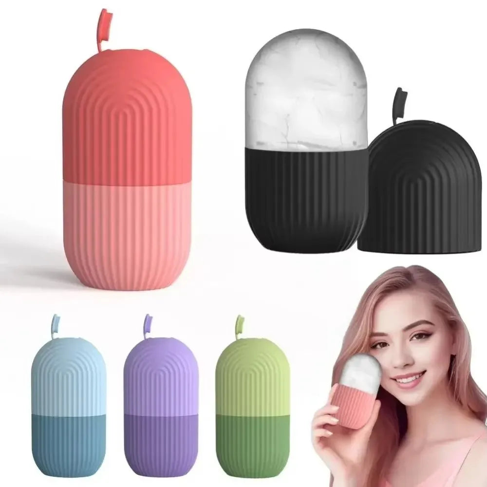Gifts Silicone Facial Ice Cube Mold De-puffing DIY Roller Beauty Zpaxo