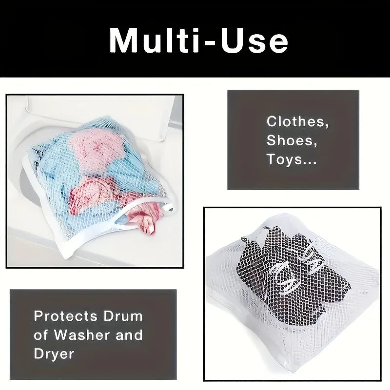Shoe Washing Hanging Bag Household Anti-deformation Washing Bags Home Using Protects Shoes Mesh Bag Laundry Storage Organization Zpaxo