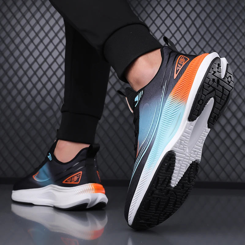 Men's Casual Sneakers Luxury Trainer Shoes Breathable Race Running