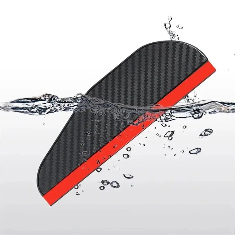 Carbon Fiber Car Mirror Rain Cover Shield – Universal Fit, 2pc