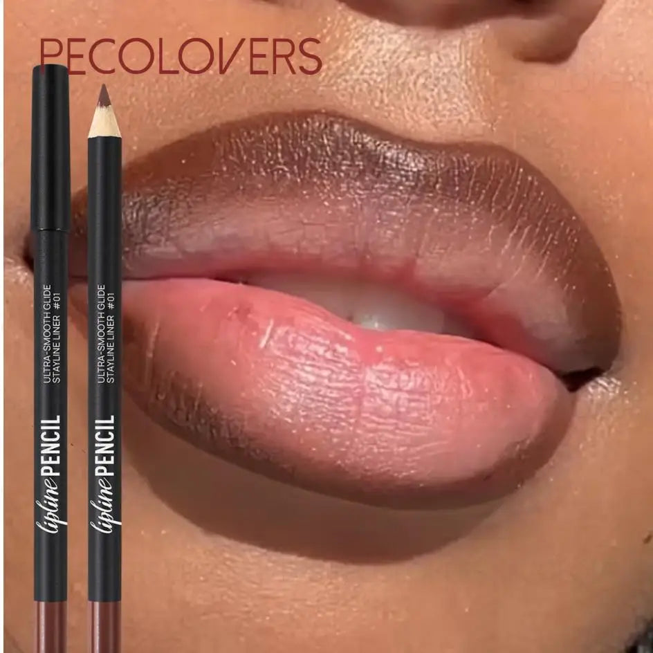 Velvet Matte Lip Liner Pencil ,Long-Lasting, Water Lip Liners, Resistant, Natural Finish Zpaxo