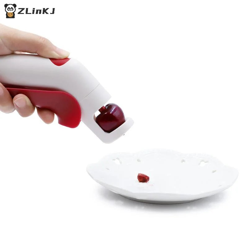 ▶1Pcs Household Cherry Red Date Hawthorn Pitting Machine, Multifunctional Fruit Core Remover Kitchen Gadget Zpaxo