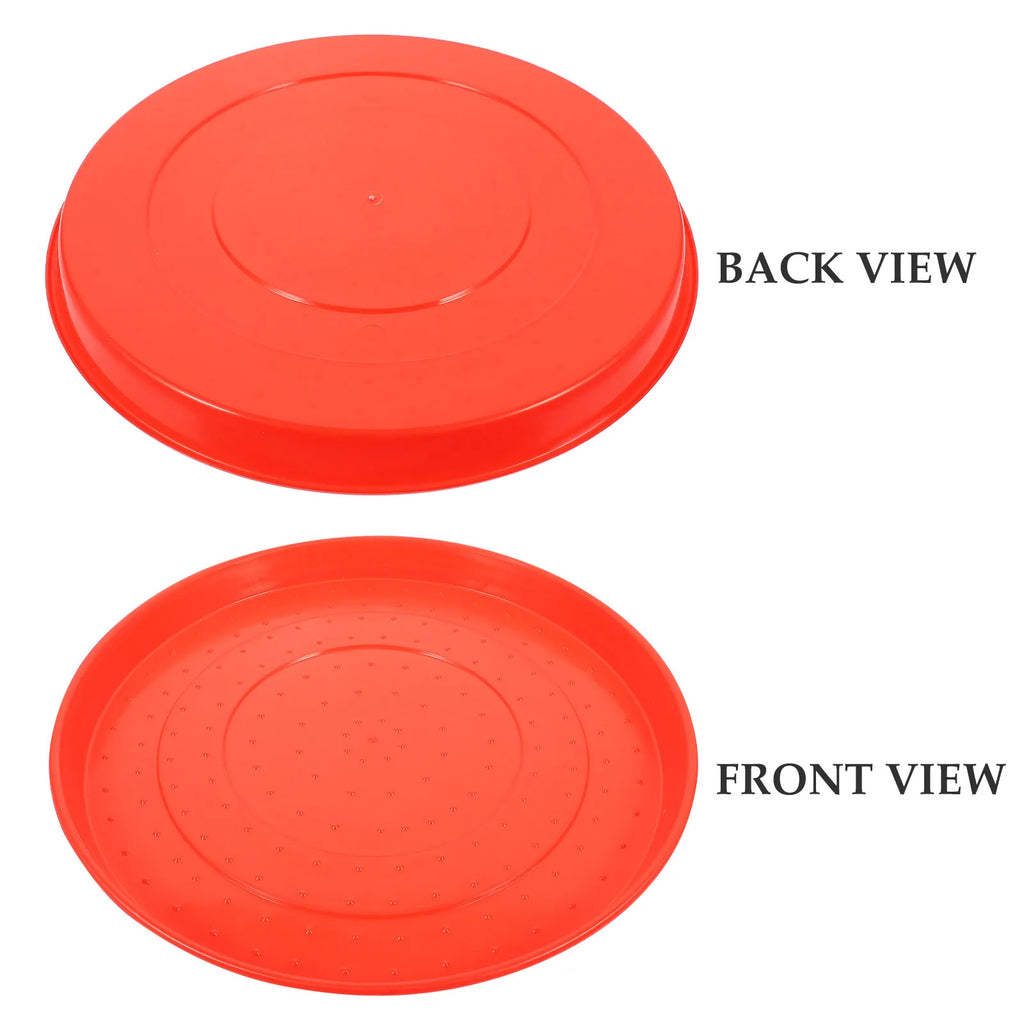 Premium Plastic Poultry Feeder Tray Sturdy Spill-proof Design Chick