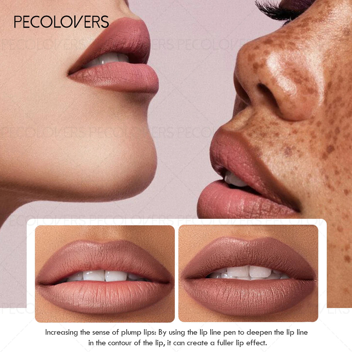 12PCS/Set Long Lasting Matte Lip Liner, Smooth Application, Sexy Lips, Soft and Silky Texture, Christmas Gift Zpaxo