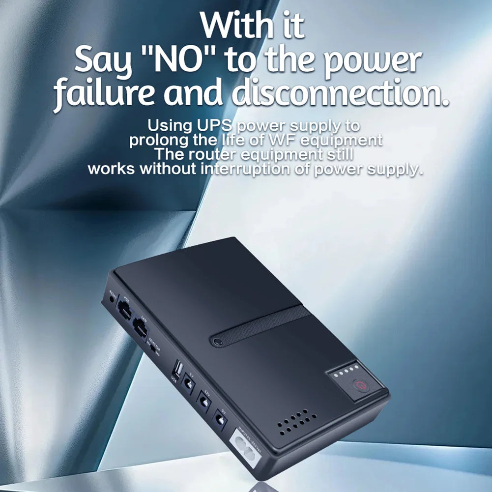 DC1036P DC UPS Uninterruptible Power Supply 5V9V12V 36W 10400mah