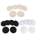 Triangle Sponge Bra Pad Insert Breathable Removable Chest Enhancer for Swimwear Yoga Bra Sports Underwear Zpaxo Round Black