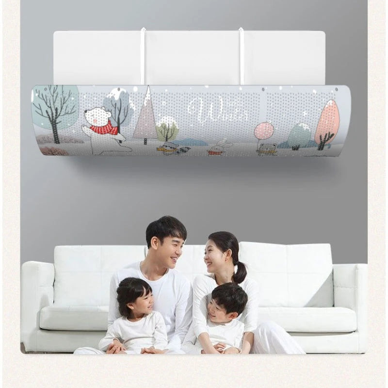 Air Conditioning Wind Shield Infant Anti Direct Blowing Scalable Zpaxo