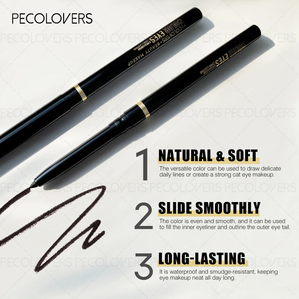 1pc Waterproof Green Eyeliner Pen Waterproof & Beginner-Friendly Green Eyeliner Pen, Effortlessly Achieve Charming Eyes Zpaxo