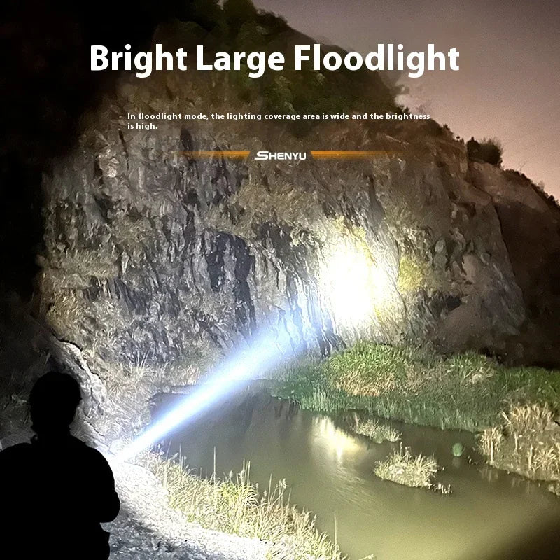 ESMARTER 15W USB Rechargeable LED Flashlight – 500m Beam