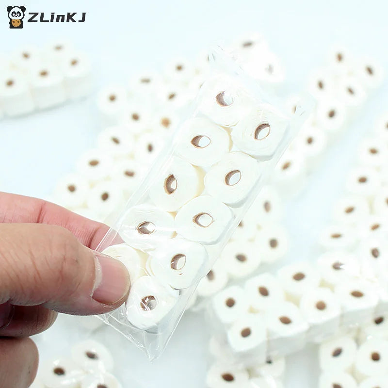 ▶1/12 Dollhouse Simulation Toilet Paper Roll Model Dollhouse Mini Bathroom Accessories Dolls House Home Deocration Zpaxo