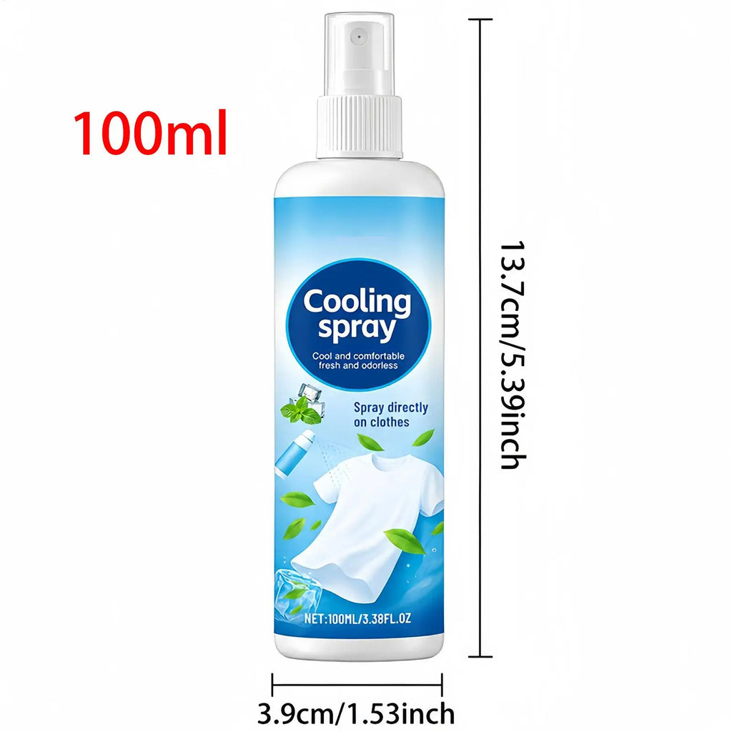 Cooling Spray Summer Portable Long-lasting Hydrating Body Clothing
