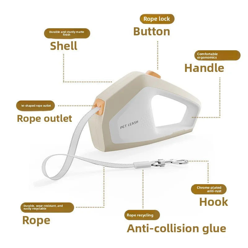 Hot selling dog leash small dog universal portable dog leash pet supplies retractable pet leash Zpaxo