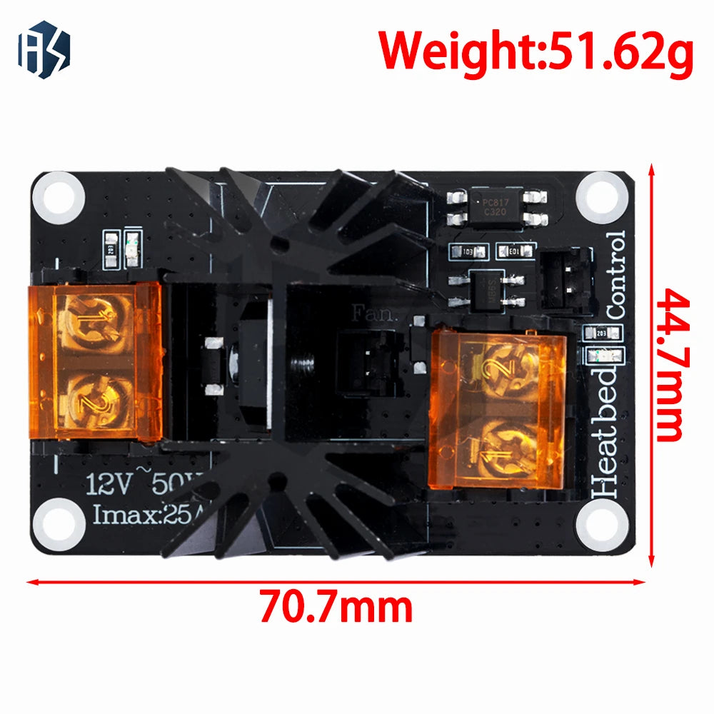 25A 30A High-current MOSFET Power Module RAMPS 1 4 Compatible 3D Zpaxo