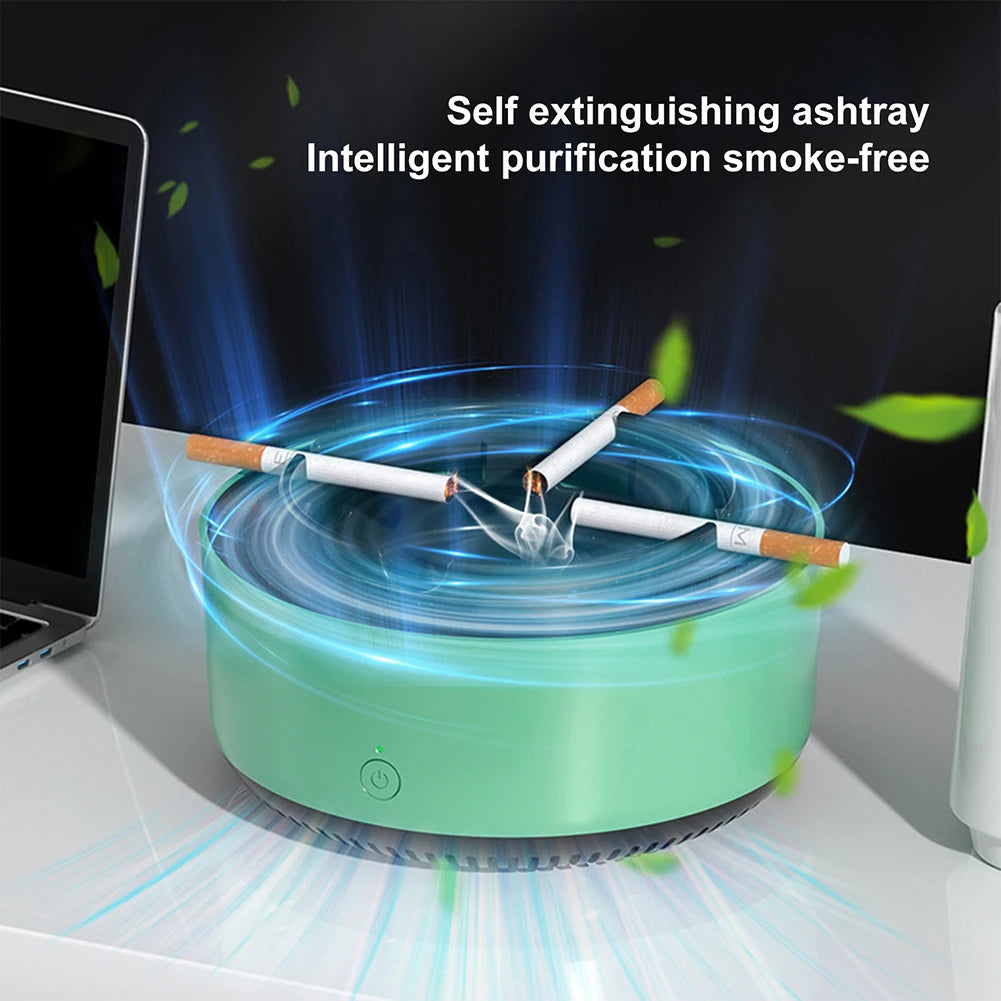 Household Ashtray Air Purifier Function Filtering Second-hand Smoke