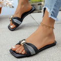 Women Slippers Outdoor Non Slip Flat Sandals Bow Designer Shoes
