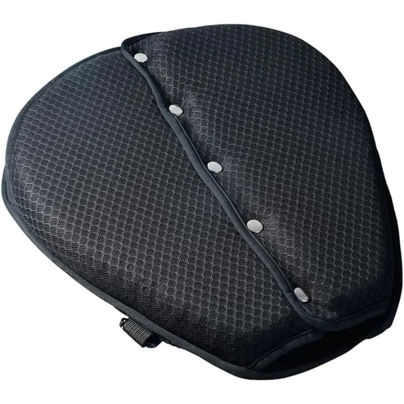 3D Honeycomb Motorcycle Gel Seat Cushion – Breathable Comfort