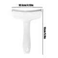 Pet Grooming Brush Cat Comb Self Cleaning Hair Remover Grooming Tool for Dog and Cats De-Matting Comb Cleaning Pets Supplies Zpaxo White