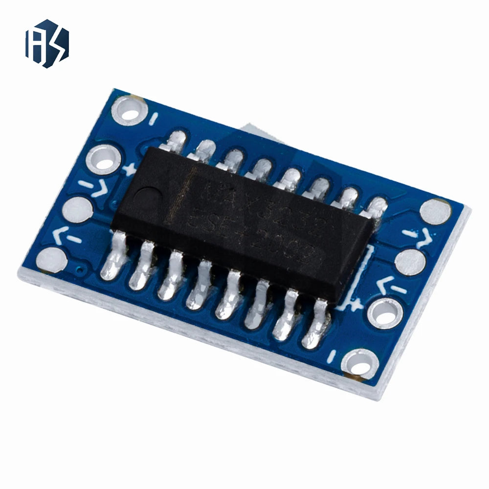 1- MCU Mini RS232 MAX3232 Level TTL Converter Board Serial Port Zpaxo