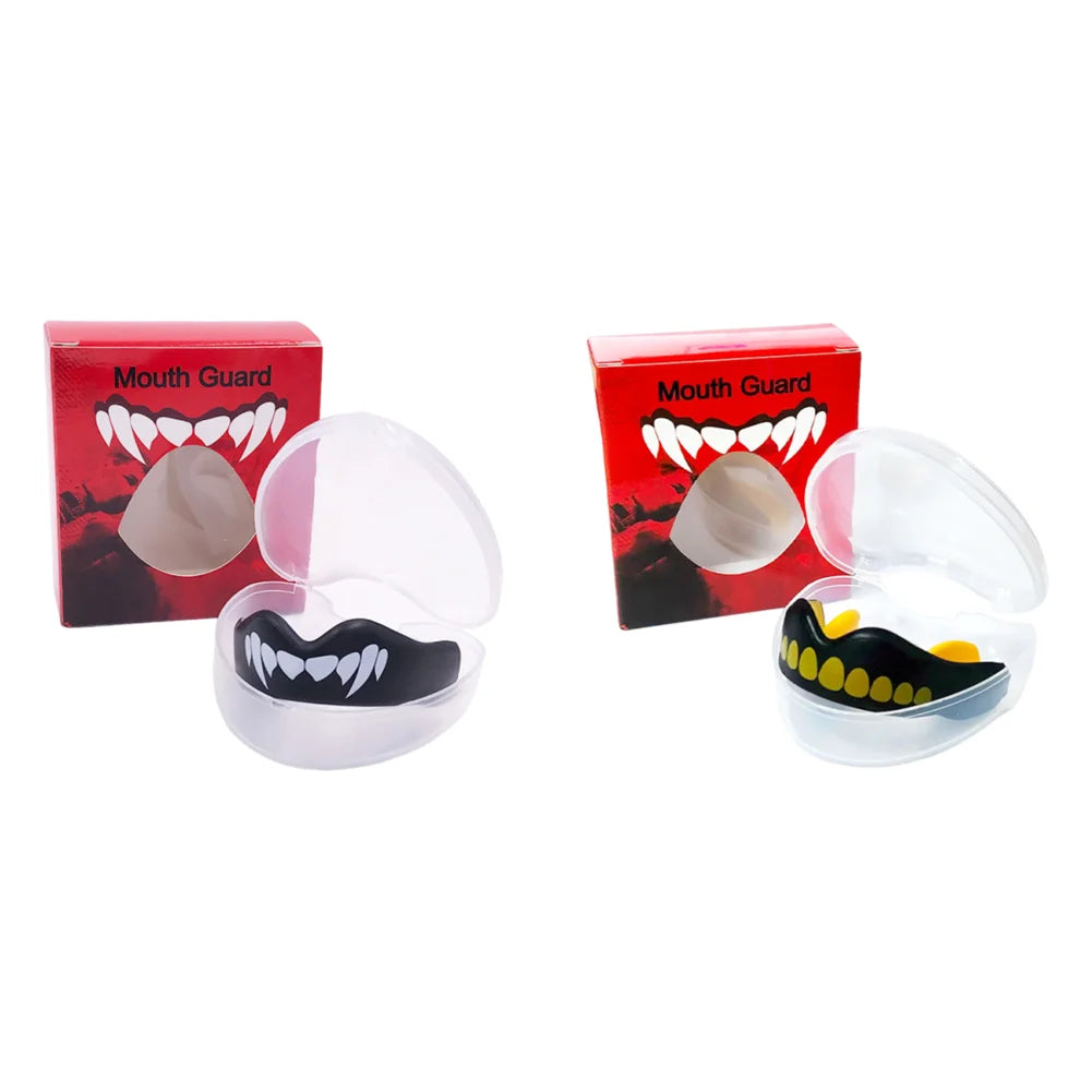 1- Fighting Training Mouth Guard Boxing Gum Shield Slim Fit Adult Zpaxo C 2SET