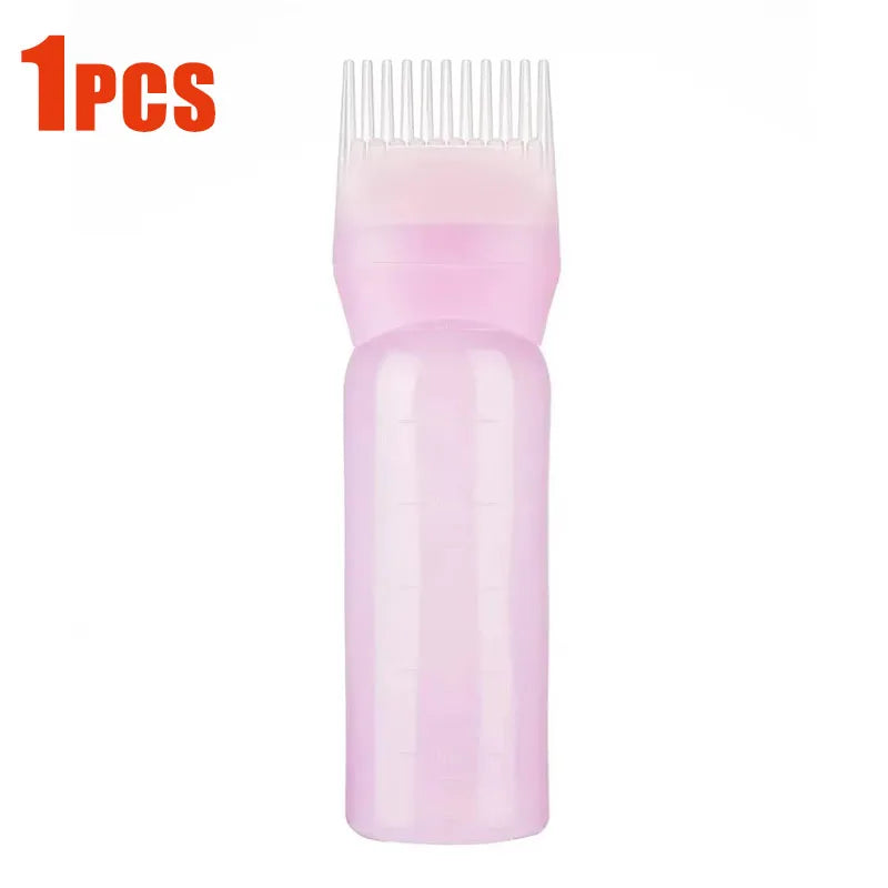 Hair Dye Applicator Bottle with Comb | 120ml Refillable Set