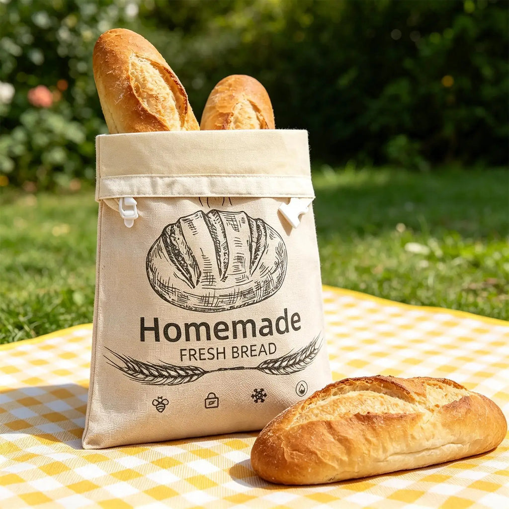 Reusable Beeswax Bread Bags Large Homemade Sourdough Storage Food