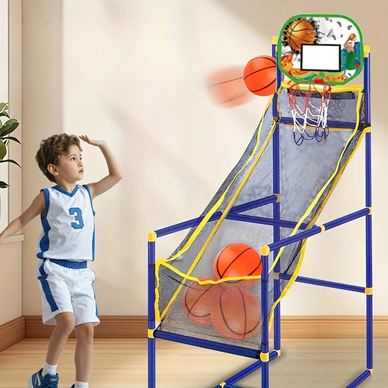 Arcade Basketball Game Set – Indoor & Outdoor with Pump & Balls Arcade Basketball Game Zpaxo