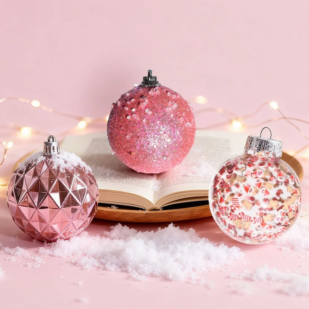 9-Pack DIY Painting Christmas Ball Ornaments – 6cm Xmas Decor Christmas Ball Ornaments Zpaxo