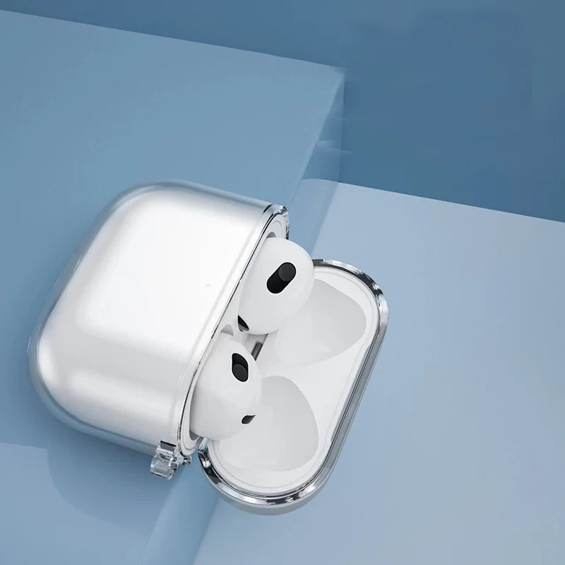Clear TPU Earphone Case Airpods 4 Shockproof Transparent Protective